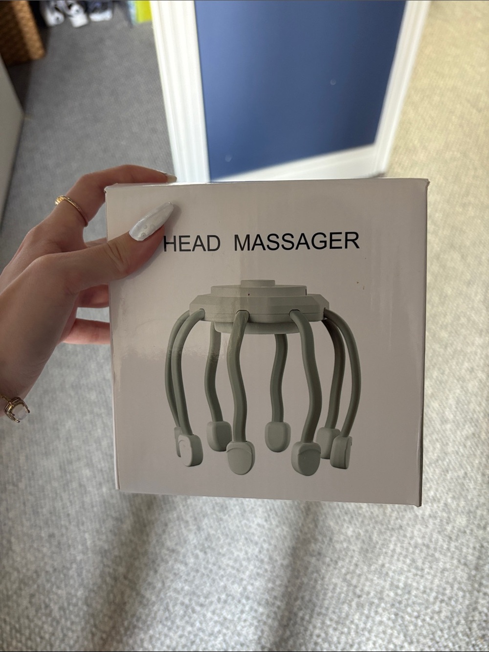 Head Massager Scalp Relaxation Tool - Gray